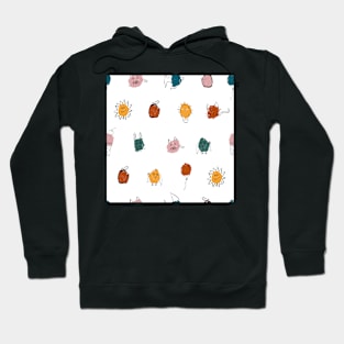 children's scribbled polkadot Hoodie